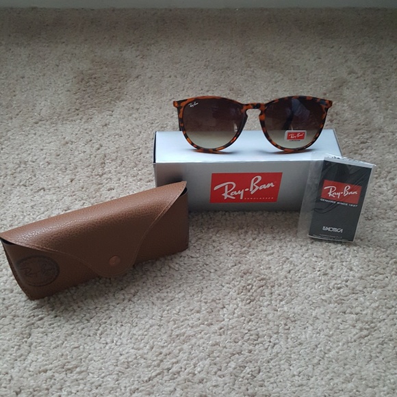 Ray Ban Unisex Erika Tortoise Brown Sunglasses